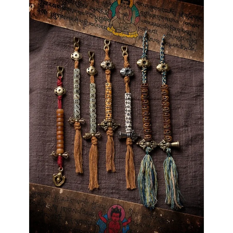 authentique-bracelet-tibetain-fait-main-de-qualite-superieure-avec-breloque-standard-en-os-de-yak-et-de-chameau-avec-pompon-a-suspendre-perles-de-priere-et-petit-Element