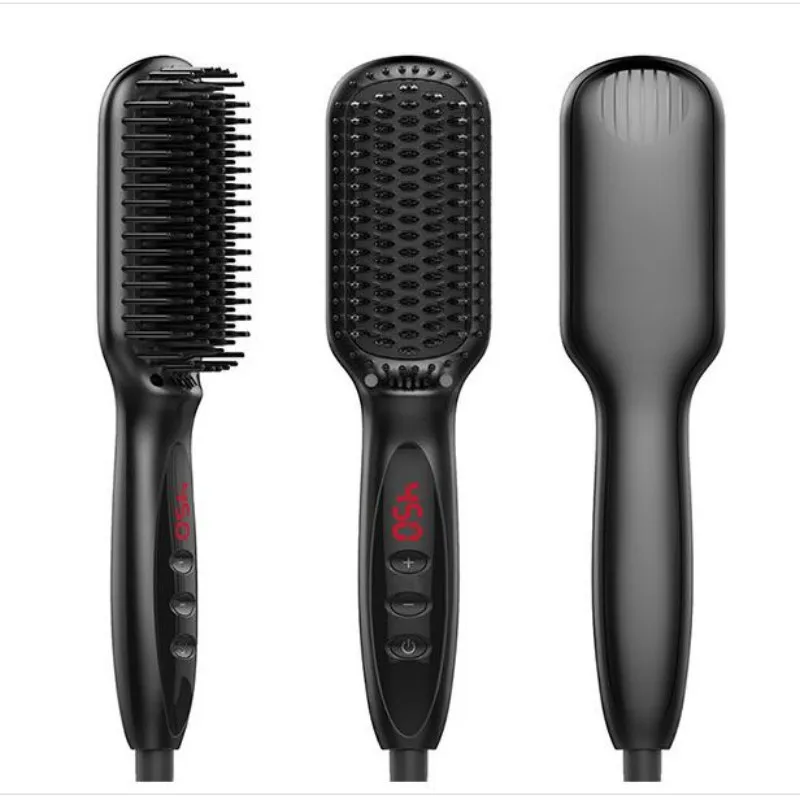 

New Household Dual-use Electric Hair Brush, Multifunctional Men's and Women's Comb Straightener&straight Roller