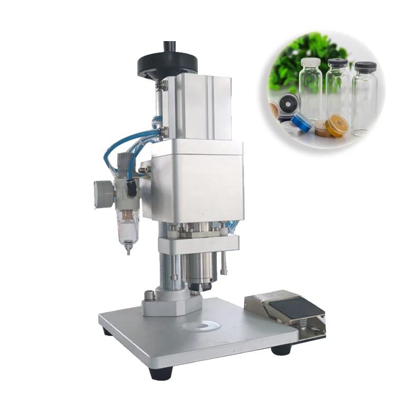 Semi-Automatic Penicillin Bottle Cap Closing Cap Sealer for Chemical Applications