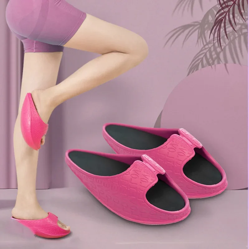 Zapatos de columpio para perder peso para mujer, zapatillas de Fitness a la moda, culturismo, adelgazamiento de piernas, toboganes de verano,