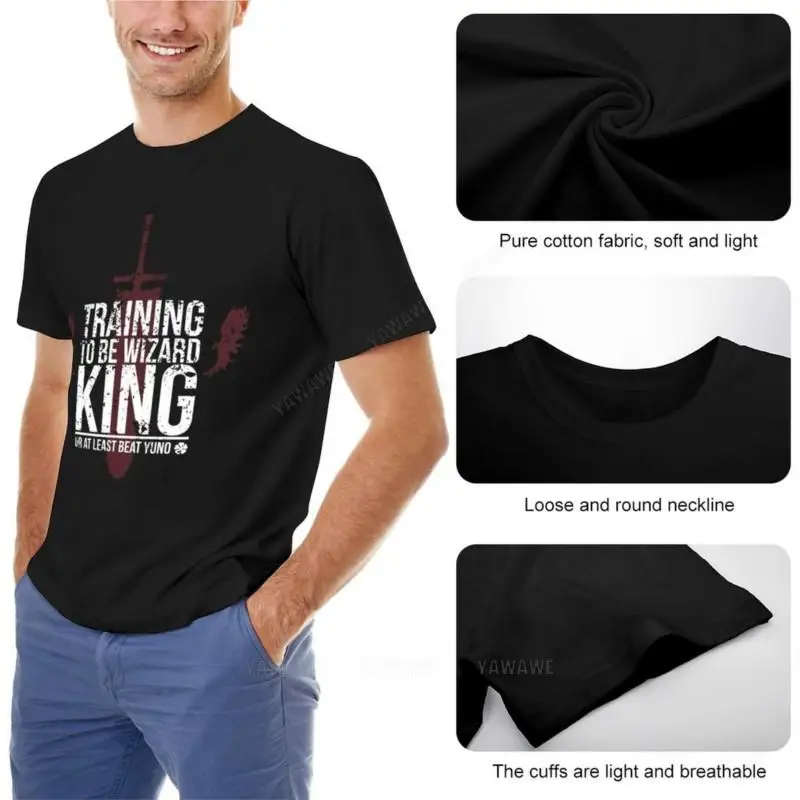 Training to be Wizard King, or at least beat Yuno T-Shirt oversized t shirt sweat shirts mens workout shirts