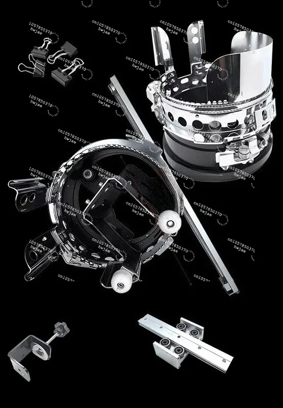 Commercial Multi-Needle Embroidery Machine Cap Hoop, Hat Embroidery Cap Frame Replacement Fixture Accessory