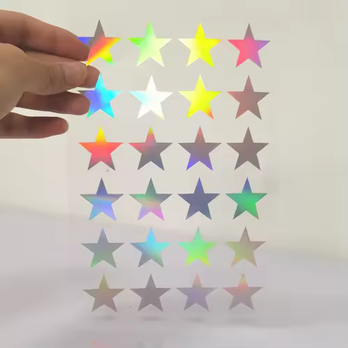 Self Adhesive Laser Engraved Heart Stickers Decorative Paper - Image 9