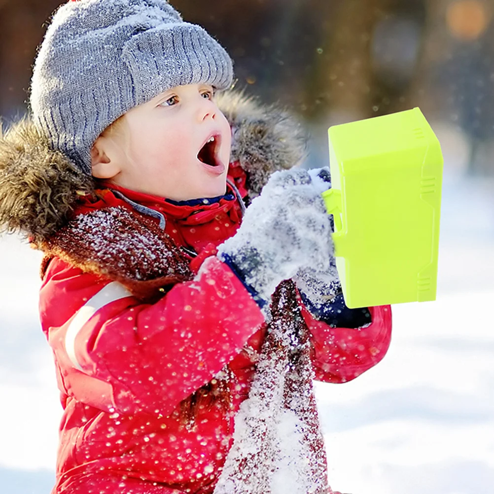 3 pezzi di giocattoli da neve per bambini, pupazzo di neve, stampi per bambini, per blocchi portatili all'aperto, età compresa tra 8 e 12 creatori che giocano con la sabbia