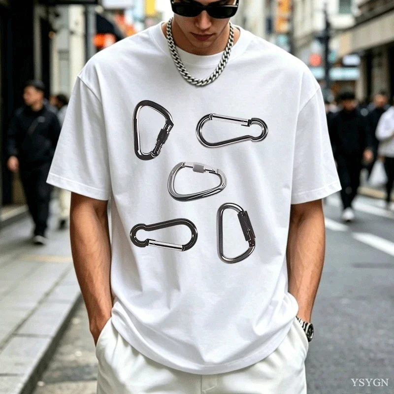 CARABINER LESBIAN T SHIRT Pride Tshirt Casual Cotton Short Sleeve Printed T Shirt O Neck Summer Loose Tees Clothing Tops