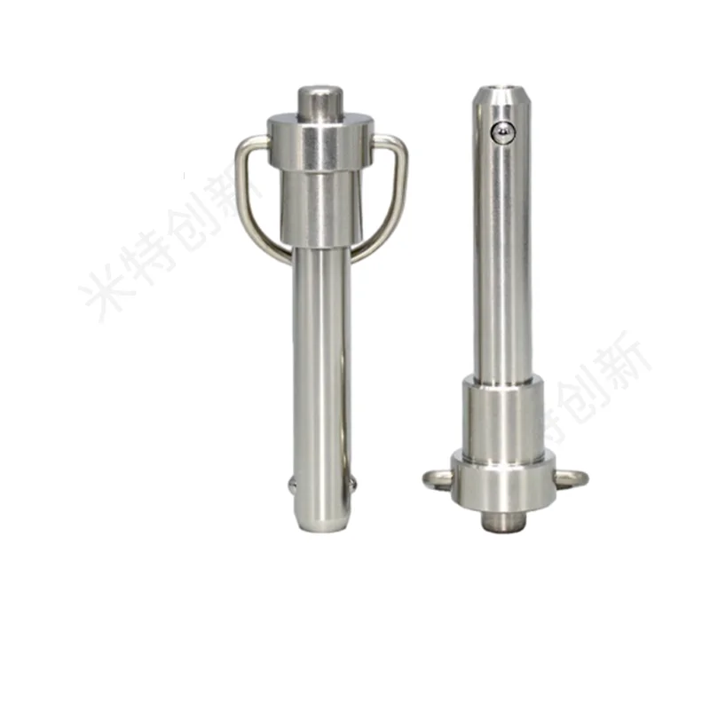 MT194 Factory Outlet 1pcs Stainless Steel Ball Lock Pins With Pull Ring Dia 5/6/8/10/12/14/16/20/25 lenght 10 to 200mm