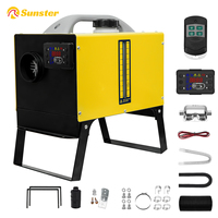 Diesel Heater 8KW 12V 24V Diesel Air Heater with LCD Panel and Remote Control Parking Heater Low Noise for Truck Trailer Boat