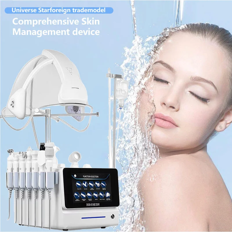 11 em 1 cúpula facial de oxigênio aqua peeling hydra peel remoção de cravo limpeza profunda rejuvenescimento da pele cuidados com a pele hidro máquina