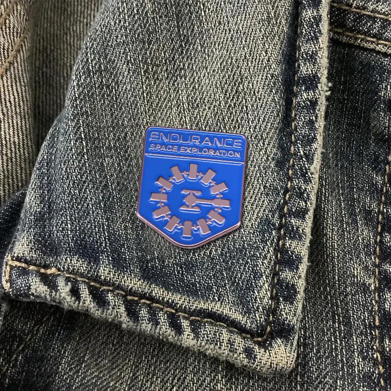 Endurannce Space Exploration Enamel Pin Spacecraft Badge Brooch Gift Backpack Decoration Jewelry