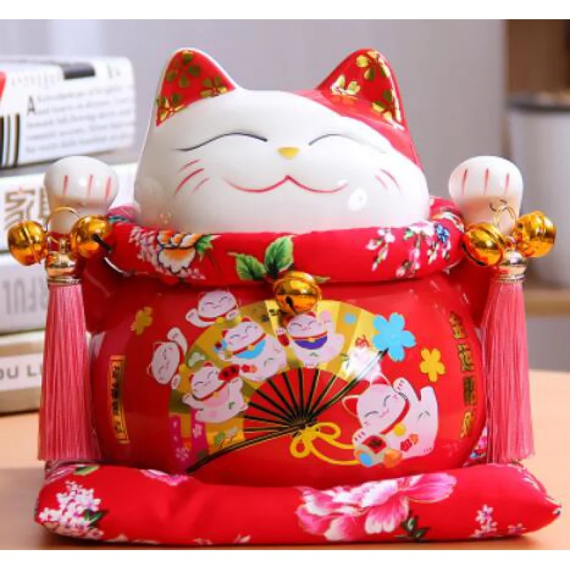 A Luy cat cat ceramic ornaments opening housewarming gift ideas wedding piggy piggy bank size felicitous wish Wedding Gifts