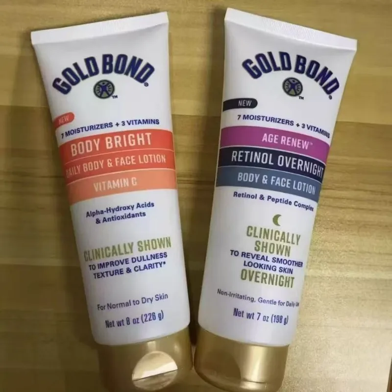 

Goldbond WITAMIN C Light Milk 226 мл/Ретинол и пептид Комплексный ночной крем 198 мл увлажняющий, смягчающий кожу