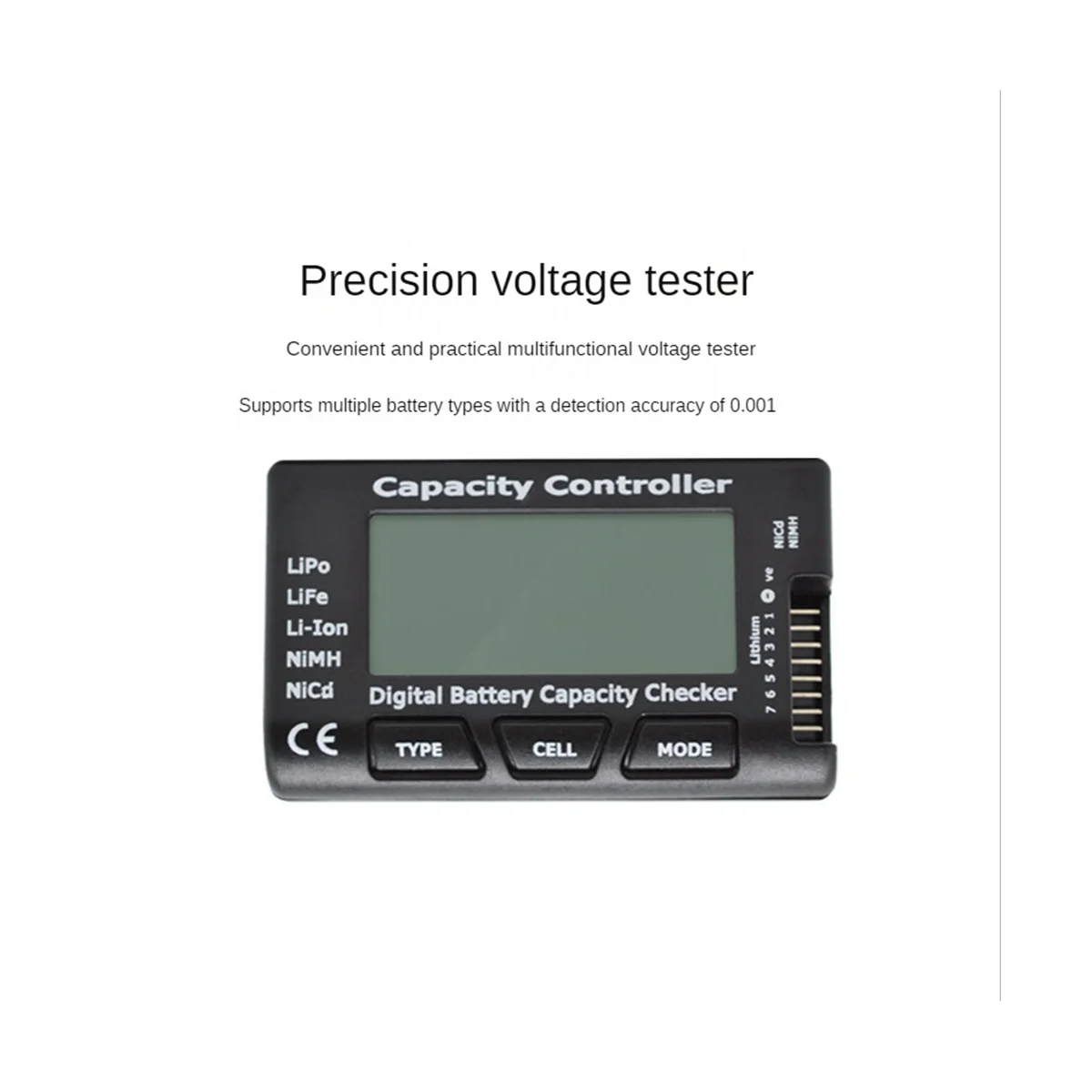 Imagem -05 - Digital Battery Capacidade Checker rc Cellmeter Cellmeter7 para Life Li-ion Nimh Nicd com Função de Equilíbrio