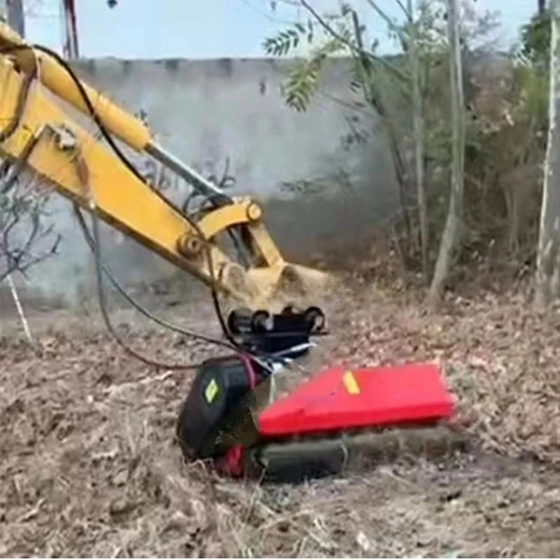 1000MM Lawn Mower Excavator Attachment Grass Cutting Machine For Garden Bush Green Blet Hillside River Bank Grass Cutter