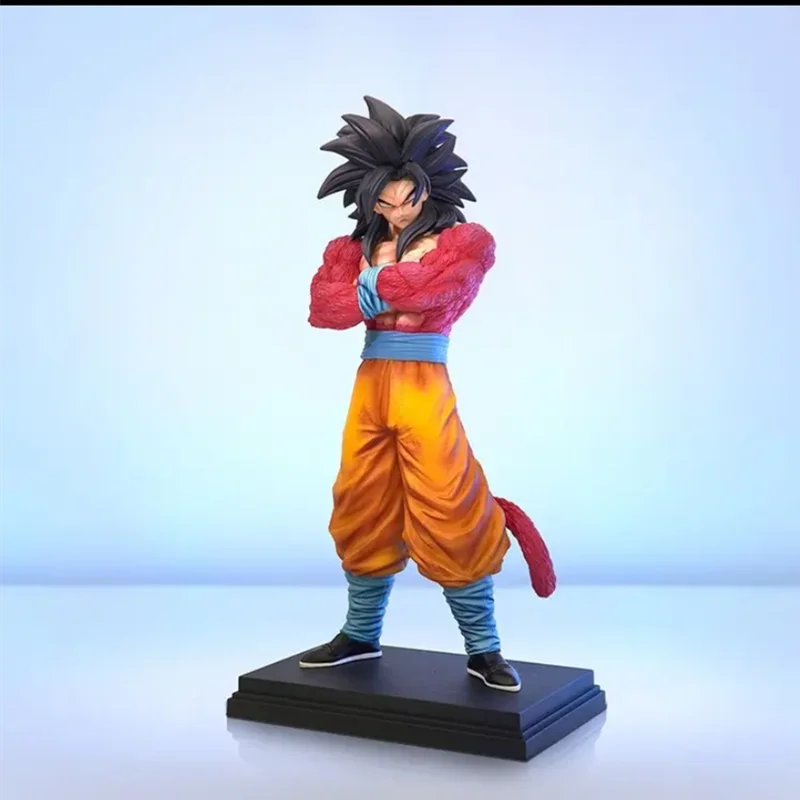 Jt Anime Dragon Ball Figure Super Saiyan 4 Son Goku Statue Pvc Collection Model Toys  Desktop Decoration Figurine Gift 32cm Toy view 6