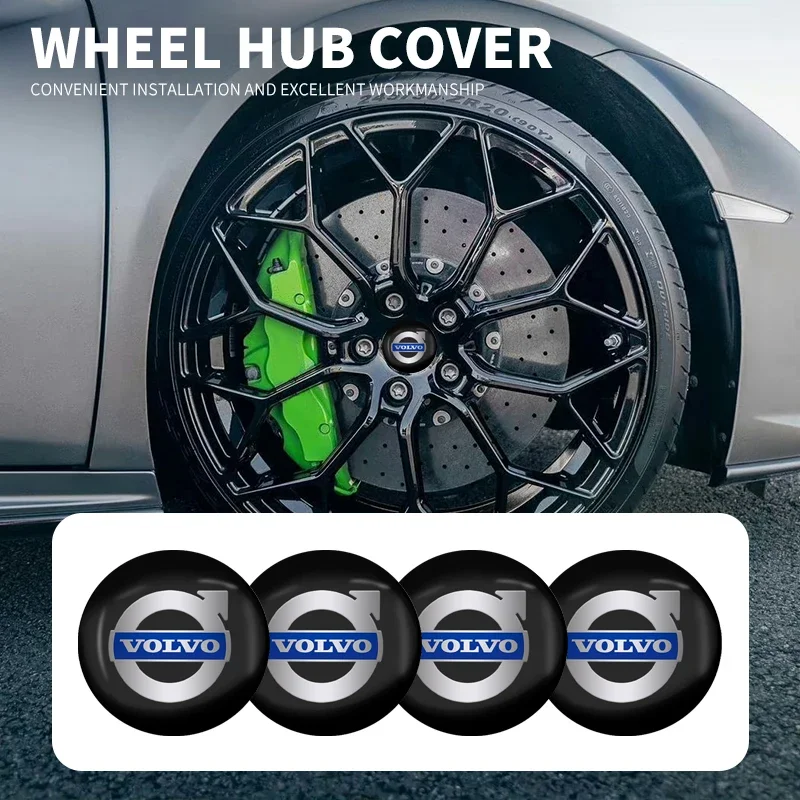 

4Pcs 56mm Car Wheel Center Hub Caps Logo Sticker For Volvo XC40 XC60 XC90 V40 V60 S60 V50 V90 S80 C40 V70 XC70 C30 C70 Rdesign
