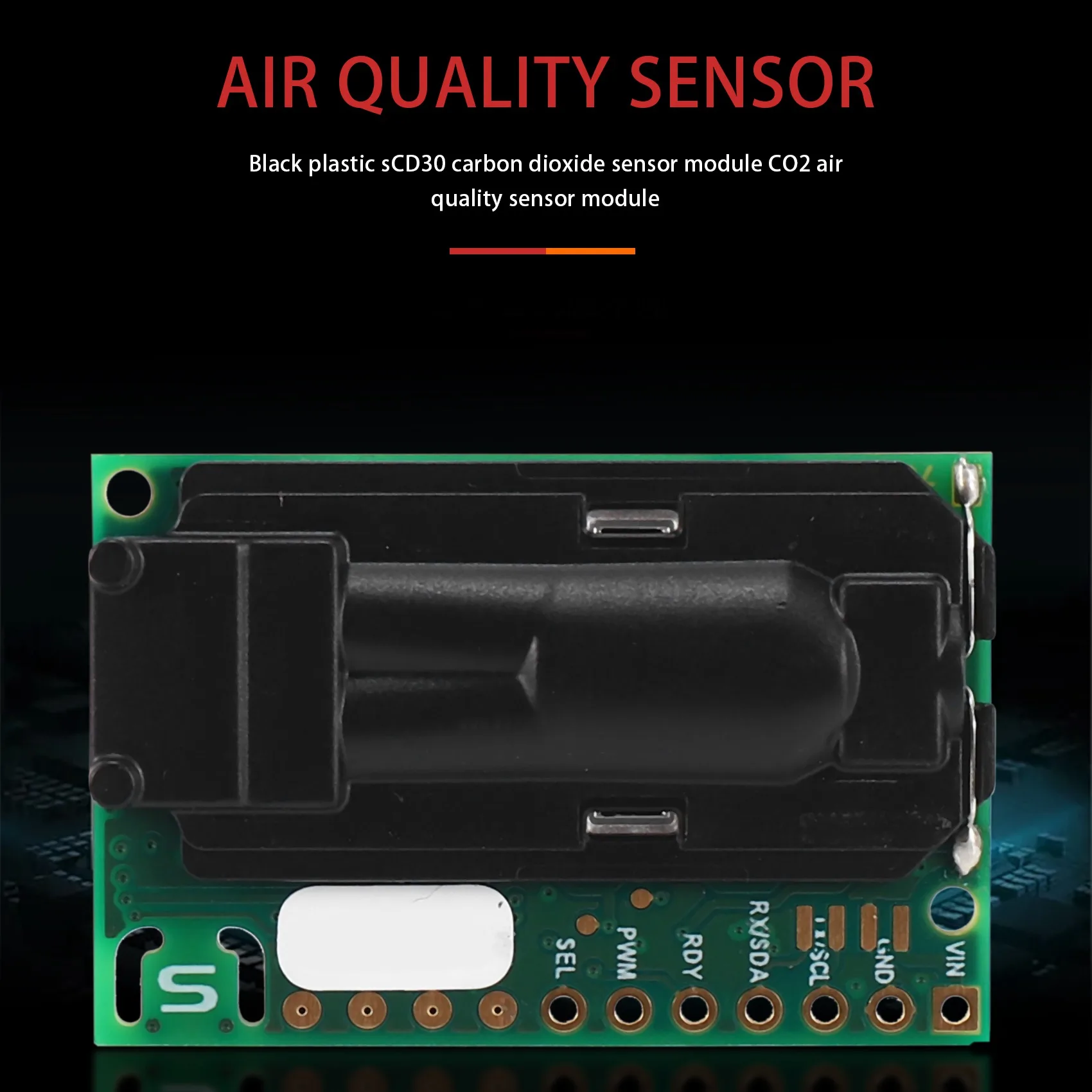 SCD30 Air Quality Sensors Module for CO2 and RH/T Measurements I2C Modbus PWM