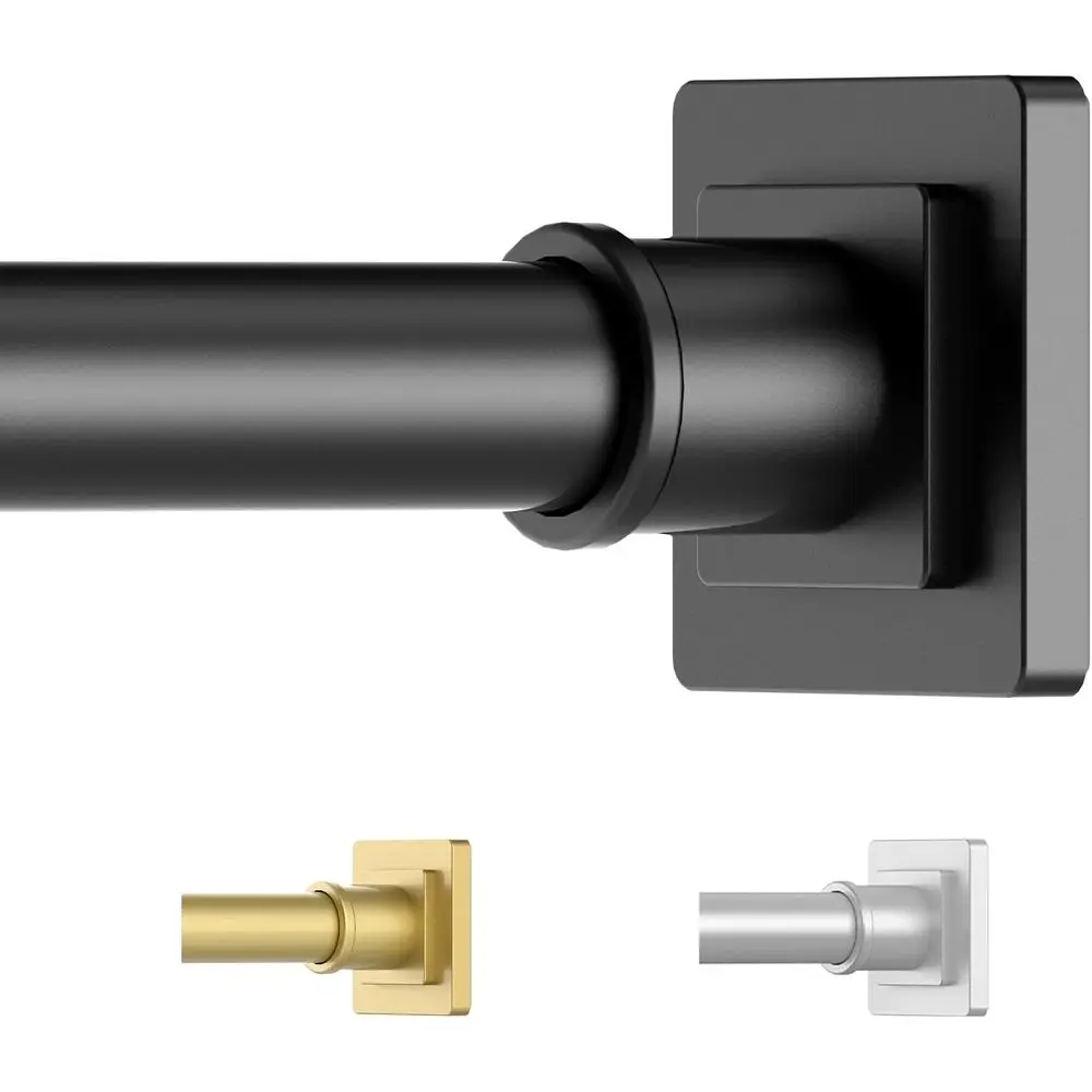 

Регулируемый каркас для душевой занавески 31-79 дюймов, устойчивый к ржавчине, без сверления, черный