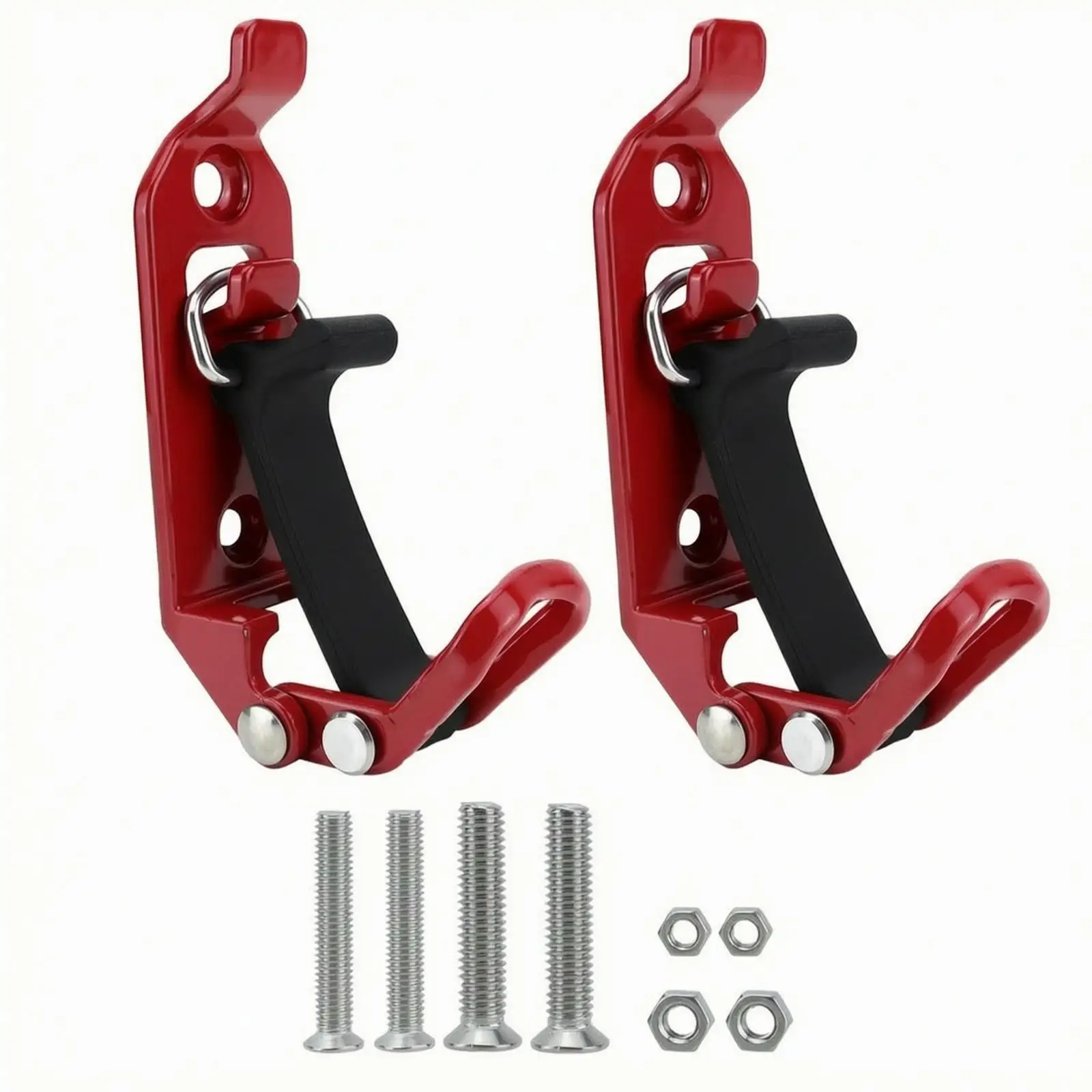 Zinc Alloy Vehicle Luggage Clamp Secure Storage Hook for RV Bus Off Road Cargo Bag Hanger Mount