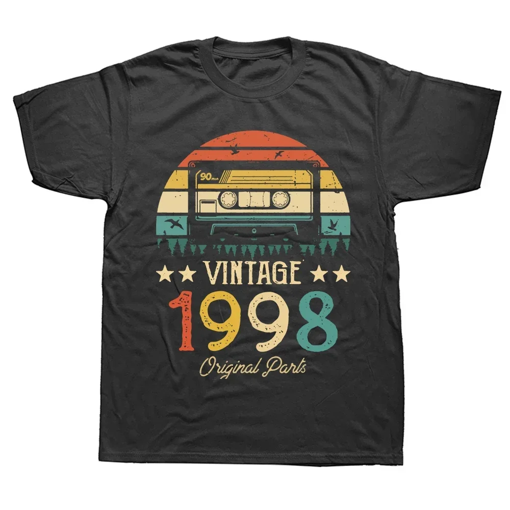 Vintage Made in 1998 Limited Edition Men T Shirt 26th 26 Years Old Birthday Girlfriend Daughter Gift Cotton T-shirt Male Top