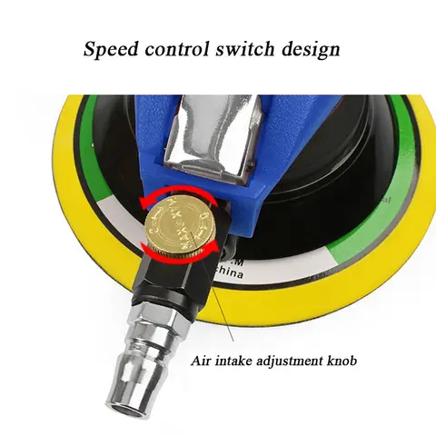 tum 125 mm pneumatisk orbitalslipmaskin luftslipmaskin bilkaross vaxning poleringsmaskin för möbler metall trä slipning 10 best sales pneumatisk luftslipmaskin - №6