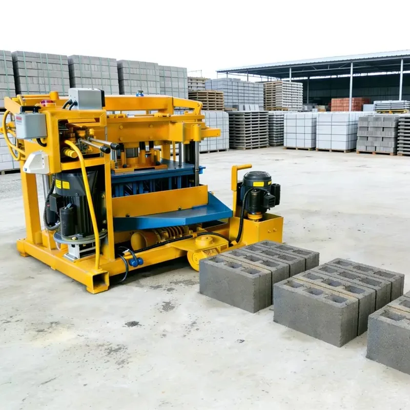 Automatic Hydraulic Hollow Paver Block Machine Small Substrate Cement Forming Equipment 8 Inch