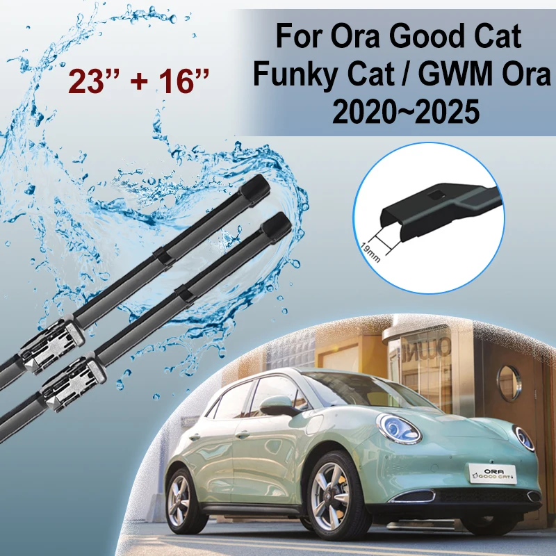 

Auto Accessories For Ora Good Cat 2020~2025 Haomao GWM Ora 03 Funky Cat GT ES11 Car Wiper Blades Wipers Brushes Cleaning Windows