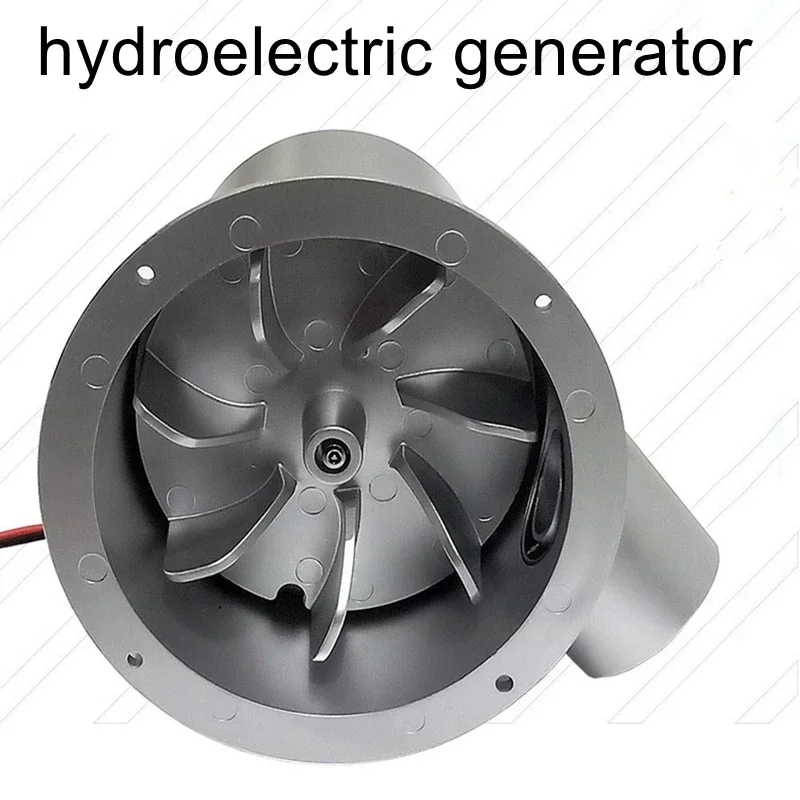 12V small hydroelectric generator outdoor portable water turbine high efficiency brushless DC micro hydroelectric generator