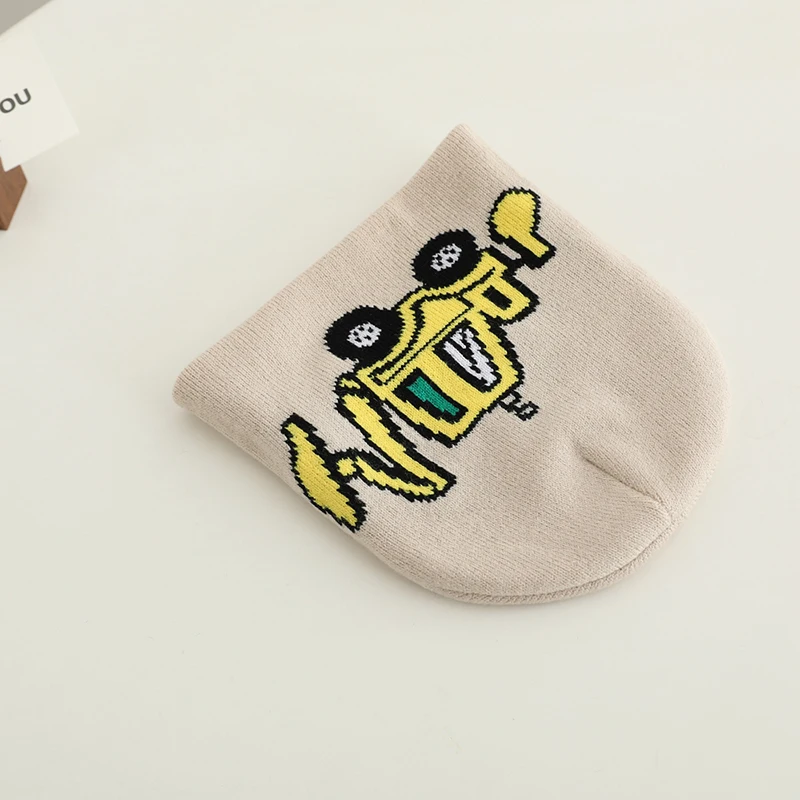 طفل قبعة صغيرة الشتاء عادية متماسكة الدافئة بيني القبعات حفارة الأطفال في الهواء الطلق الاطفال قبعات الخريف الفتيان الرياضة القبعات الدافئة #5