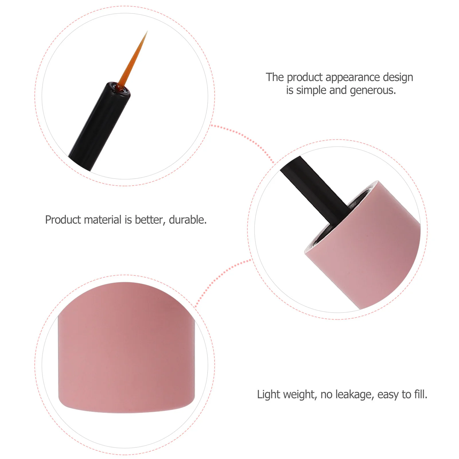 6 قطعة البلاستيك فارغة ماسكارا رمش كحل أنابيب الشفاه لمعان زجاجات مانعة للتسرب ماكياج أنابيب المحمولة تخزين الحاويات #4
