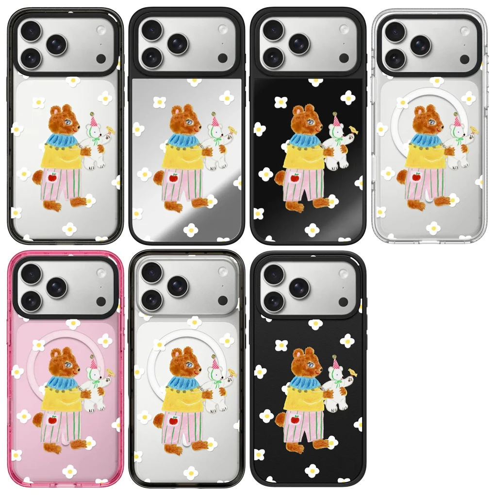 6042321 Acrylic / Mirror Magnetic Case: Compatible with IPhone 17 16 15 14 13 12 Pro Max 17 Air