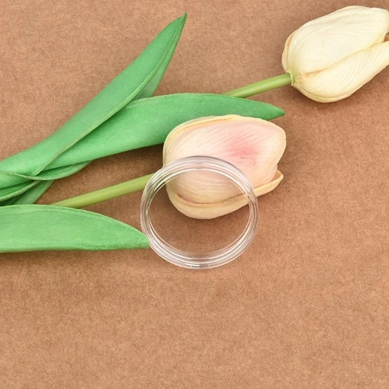 652F 100pcs 40mm Coin Holder Silver Dollar Coin Capsules Storage Box Professional Coin Protective Case for Coin Collection