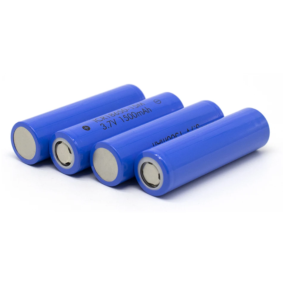 ELAIK 1-10PCS 3.7V4.2VICR18650 15M 1500MAH capacity lithium battery Small fan shift battery source small light battery