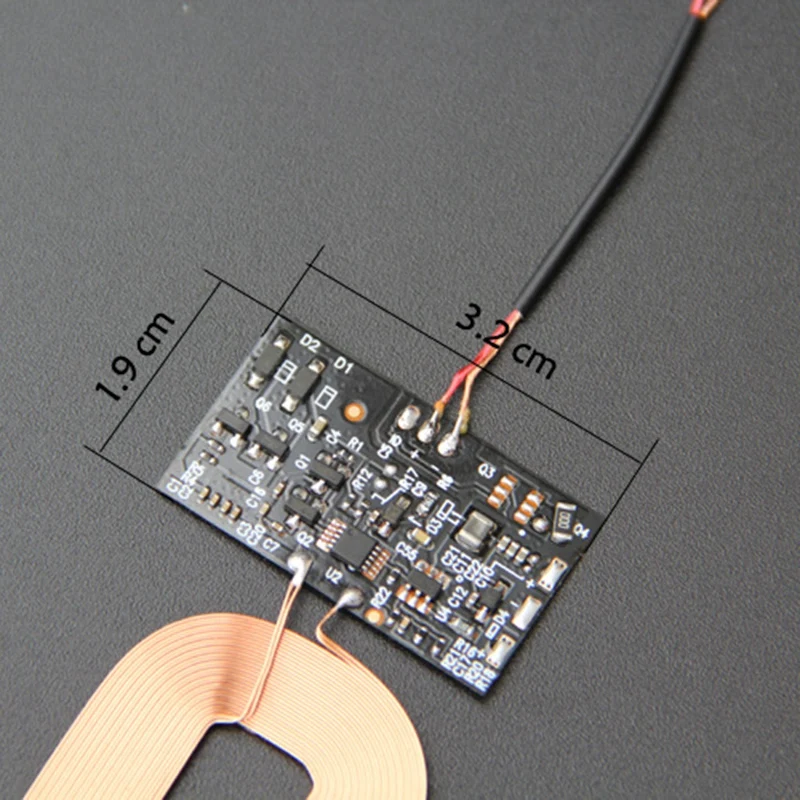 Módulo receptor carregador sem fio universal, Bobina PCBA Board, Qi Android