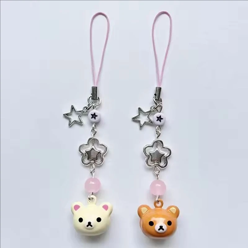 New Cute Bear Matching Phone Charms Y2k Handmade