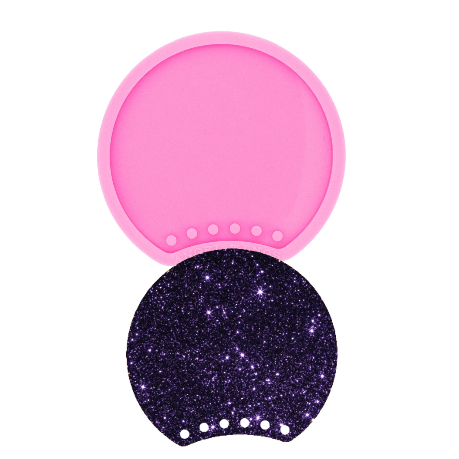 Mickey Style Hair Clip Silicone Mold Mouse Ears Bow Epoxy Resin Mold for DIY Hair Barrettes Hairpin Craft Making Tool