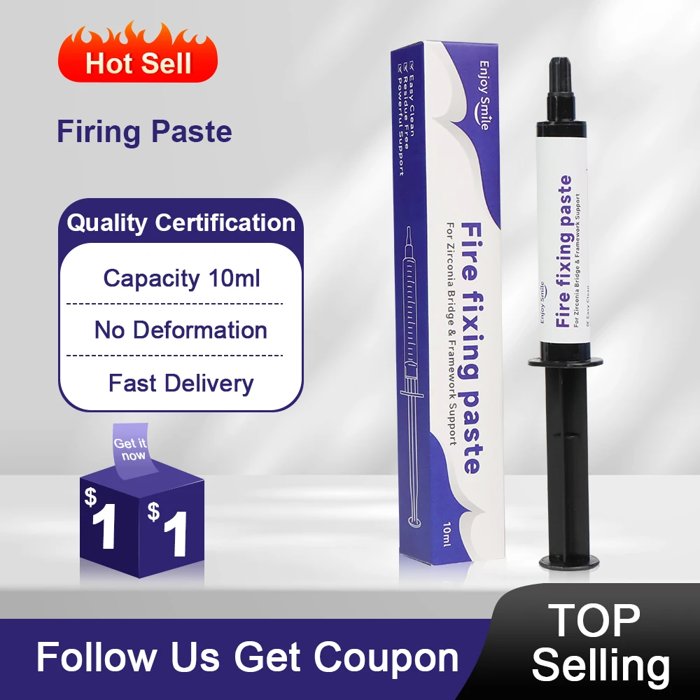 Dental Firing Paste Sintering Furnace Material for Veneer Crown Bridge High Temp Adhesion Aid Dental Lab Sintering Solution