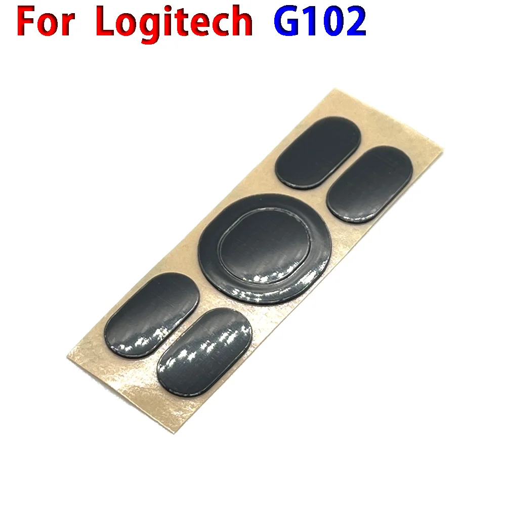 1 Conjuntos 0.6mm Patins De Pés De Rato De Substituição Mouse Adesivos Pads Para Logitech G102 Patins Para Rato Sem Fio