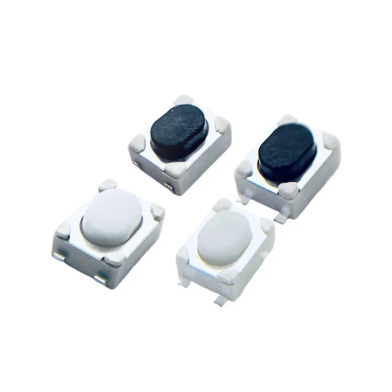 1000 SZTUK/PARTIA Przełącznik Tact SMD 3*4*2.5mm 4-pinowy Mikroprzełącznik Dotykowy Przyciskowy 3x4x2.5H Biały Przycisk do Pilotów Samochodowych — zdjęcie produktu 7