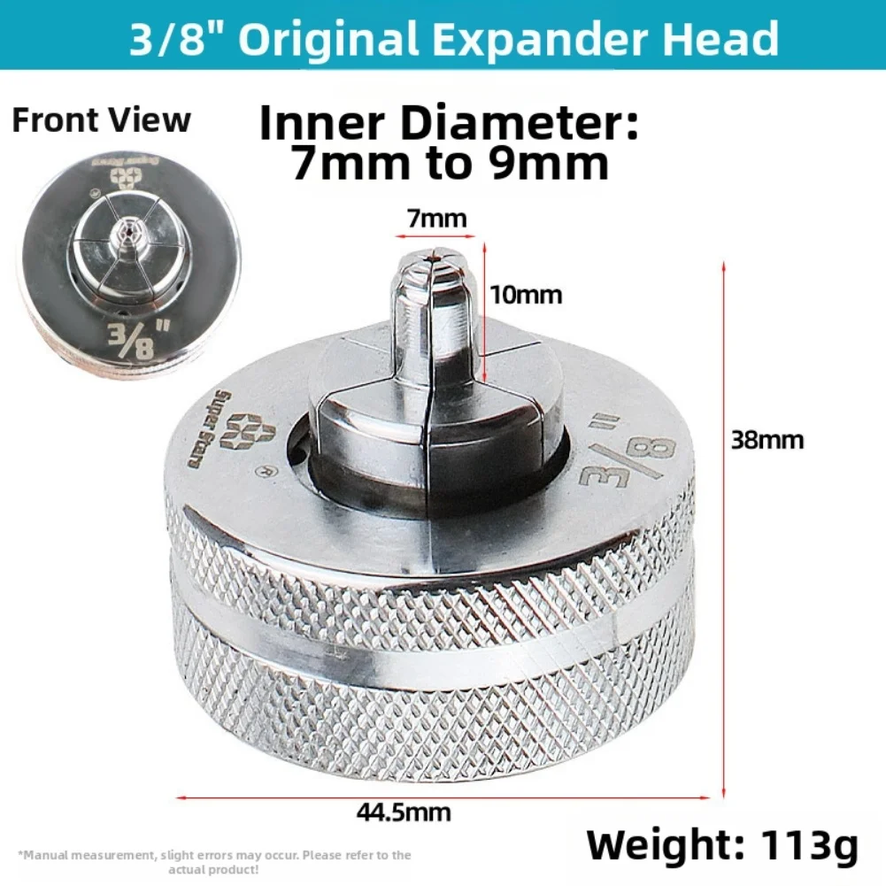 Pneumatic Hydraulic Pipe Expander Head For Copper Tube Flaring Air Conditioning Refrigeration Quick Change Metal Tool