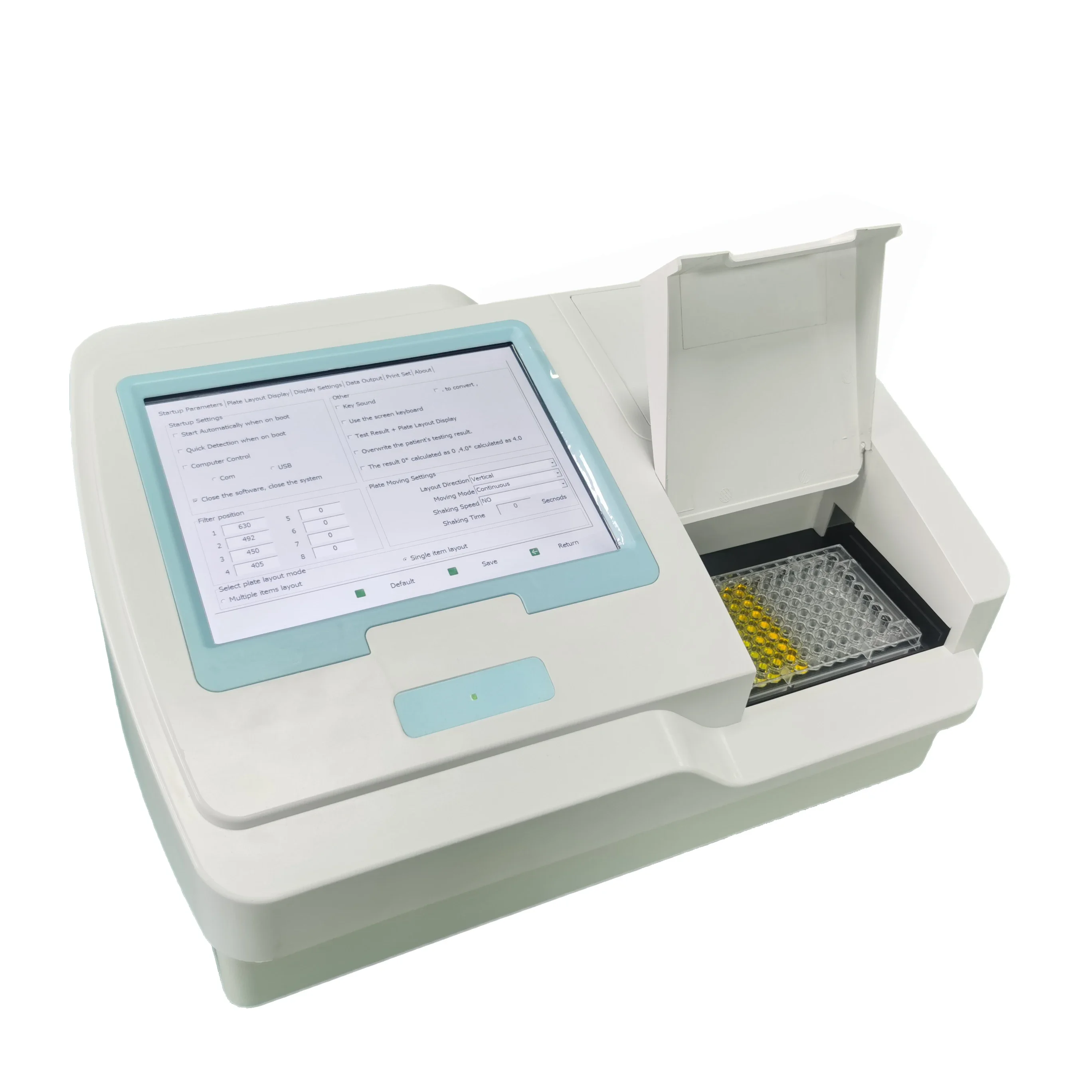 

laboratory clinical device Antibody Elisa Microplate Reader amd washer Elisa Analyzer