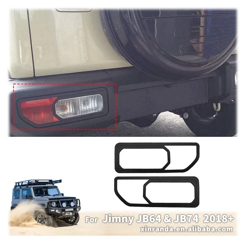 

Car Rear Lights Cover Tail Lights Protection Trim Rear Lamps Cover Sticker Fit for Suzuki Jimny JB64 JB64W JB74 JB74W JC74 2018+