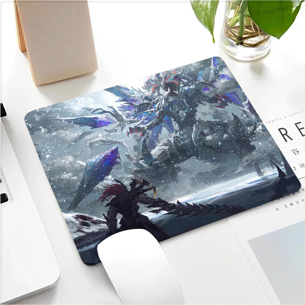 YuGiOh Game Mousepad Small LockEdge Mouse Pad For Gamers Computer Desk Pad Rectangular Anti-slip Rubber