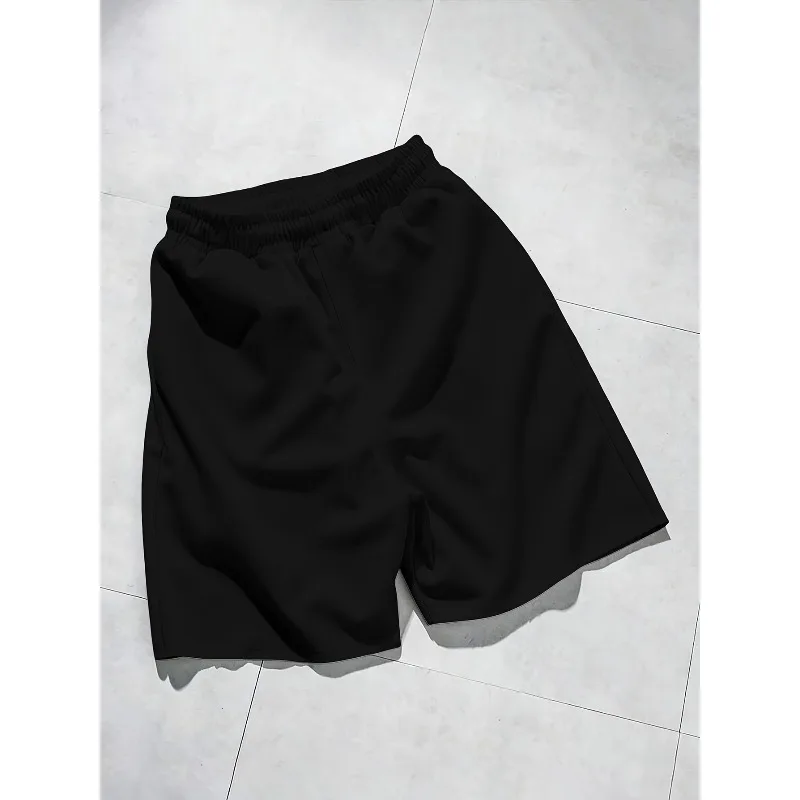 Men's Lightweight and Breathable Geometric Pattern Casual Shorts with Trendy Style, Summer Casual Shorts for Both Men and Women