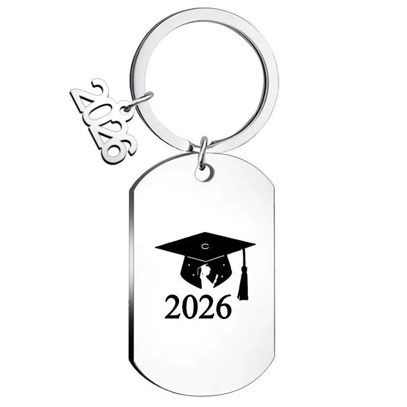 2026 Graduation Season New Keychain Congratulations on Graduation Inspirational Words Souvenir Keyring College Seniors Gifts