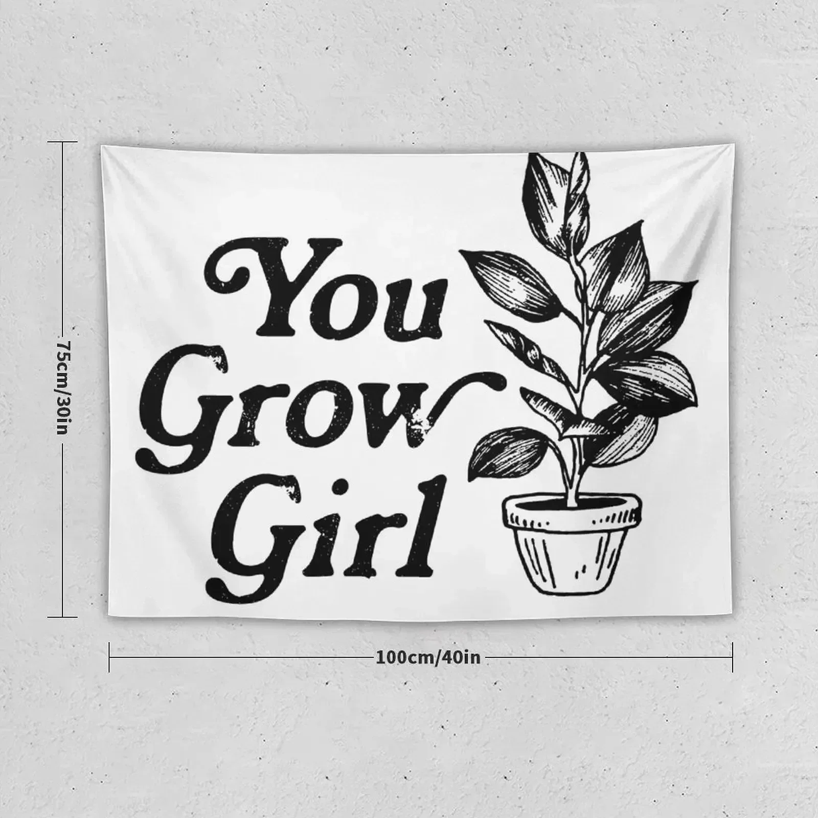 You Grow Girl Tapestry Wall Decorations Decor For Room Tapestry