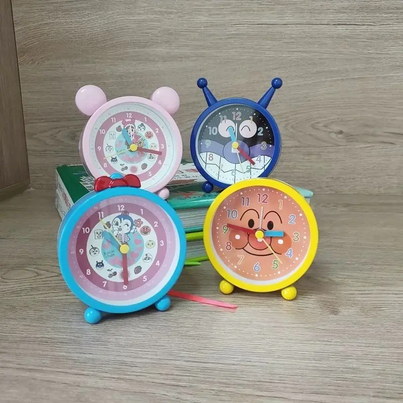 Reloj Despertador Anpanman, Bonito Reloj de Escritorio para Estudiantes, Alarma Silenciosa, Reloj con Diseño de Dibujos Animados