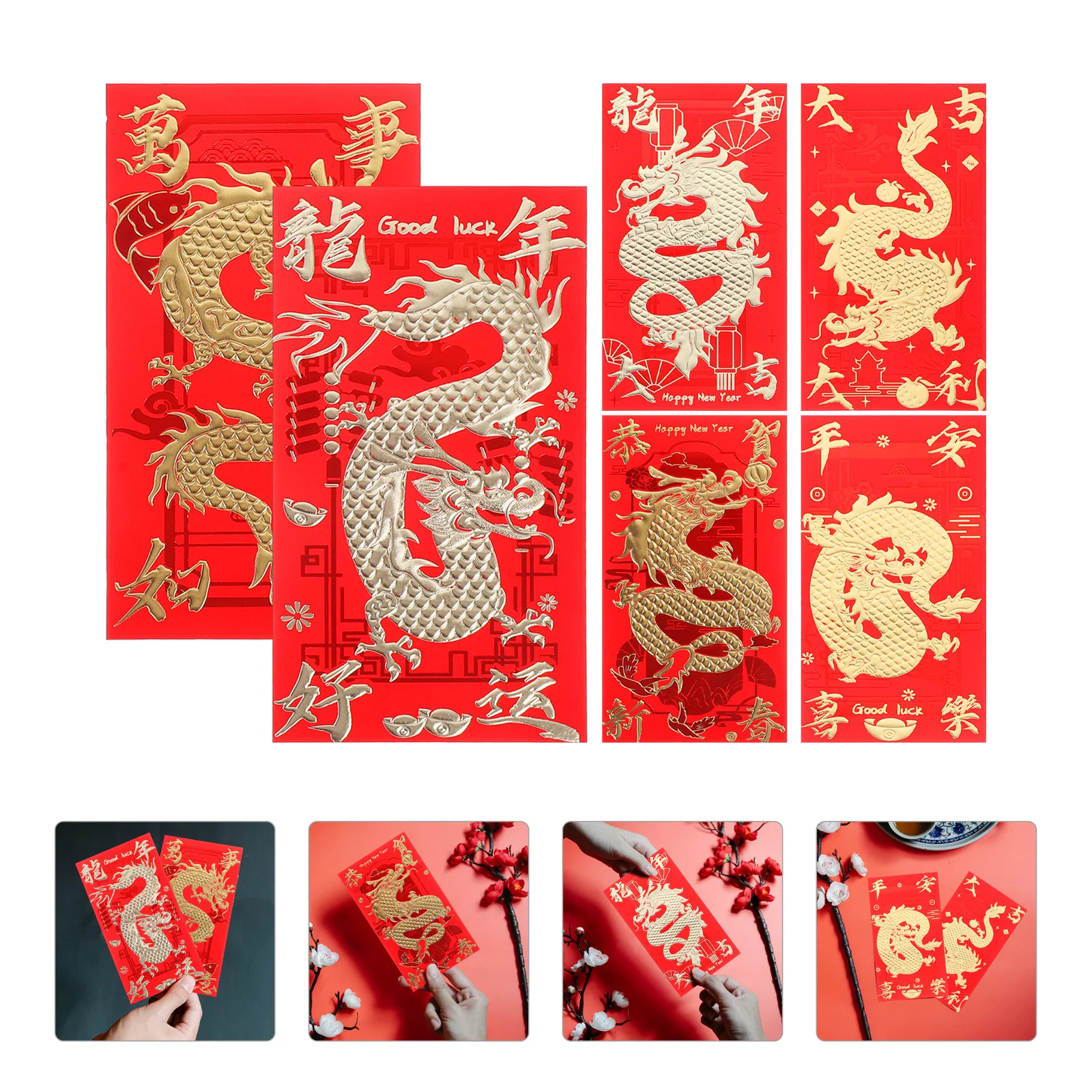 

Money Envelope Bag Wedding Envelopes Lai Feng Chinese New Year Pockets Colored