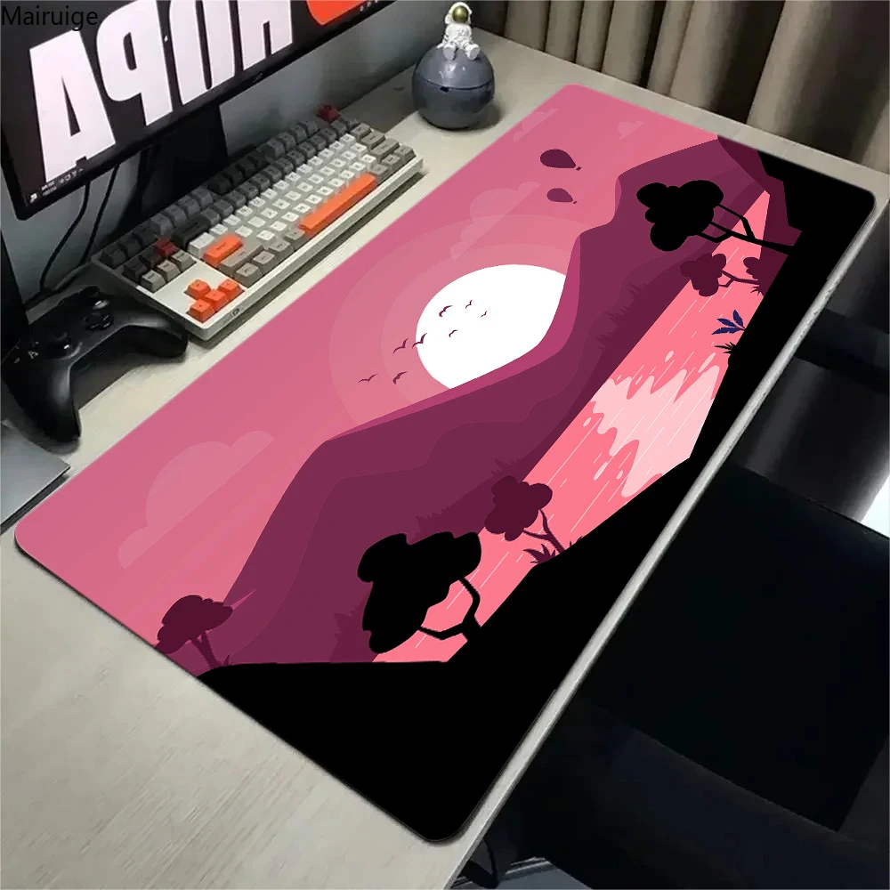 Deep Forest Minimalist scenery Large HD Game Mouse Pad Computer Mousepad PC Gamer Mouse Mat Laptop Carpet Keyboa Desk Mat