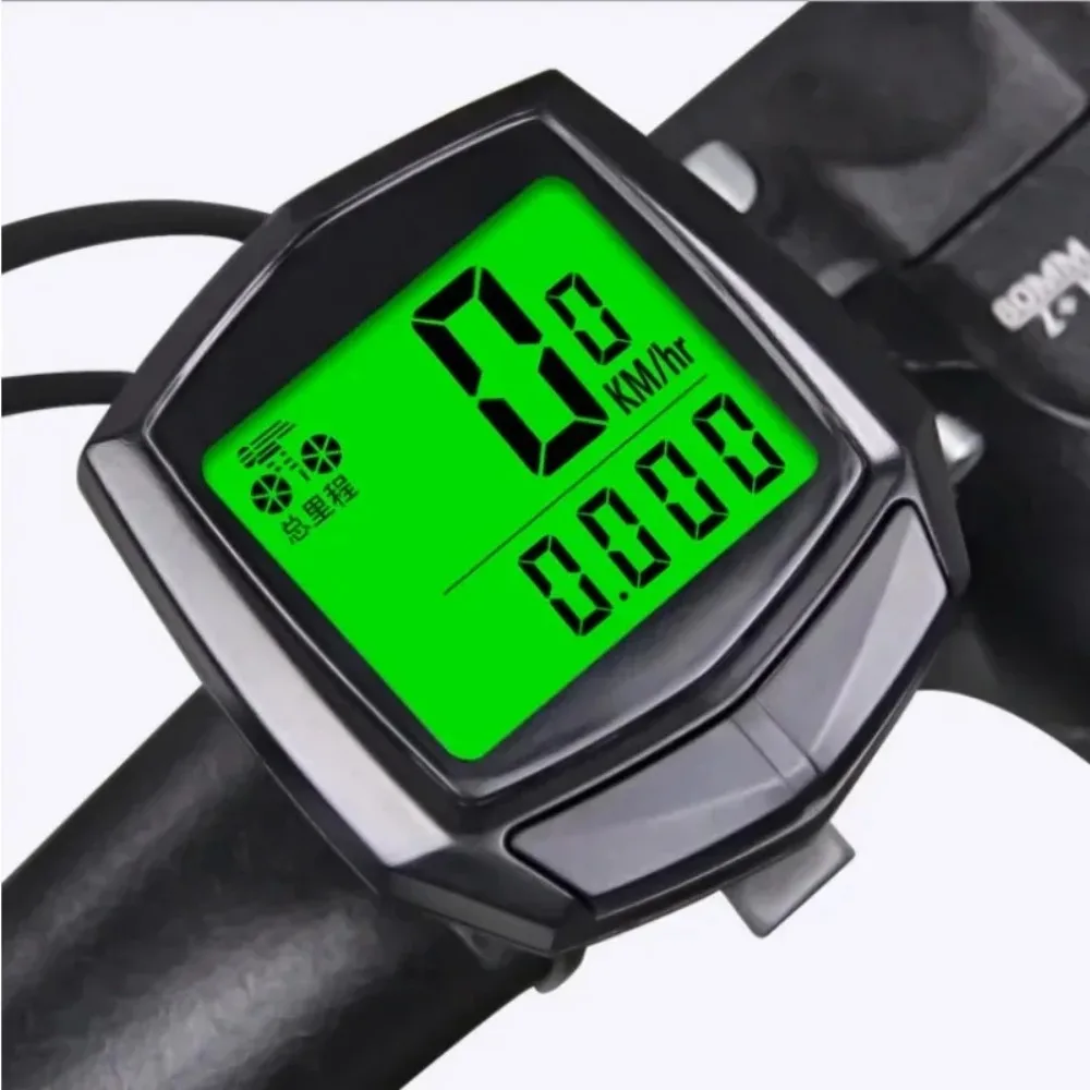 Bicycle Waterproof Bicycle Odometer Riding Cycling Speed Counter Code Table Digital LCD Computer Stopwatch Bicycle Speedometer