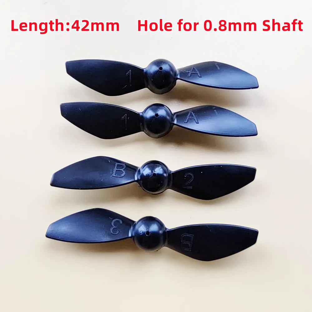 42MM Props Propellers Rotors Fans AB For L0712 RC Plane Aircraft Gravity Sensing Helicopter Glider EPP Foam Fighters Spare Parts